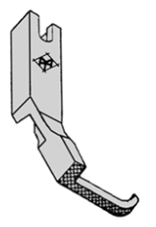 067-22079-0 - 069-22115-3 Presser foot outer left E8 for Adler 067-22079-2