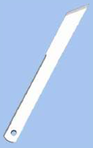 07-169 - Lower knife for V7000, 8000
