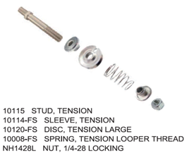 10115H - 9000327 Asm H TENSIONA ASM FOR NEEDLE F900A Fischbein 100 = 10115 10114/2 10120/2 10008 NH1425L 9000327 9000323 9000324/2 9000325 9000326/2